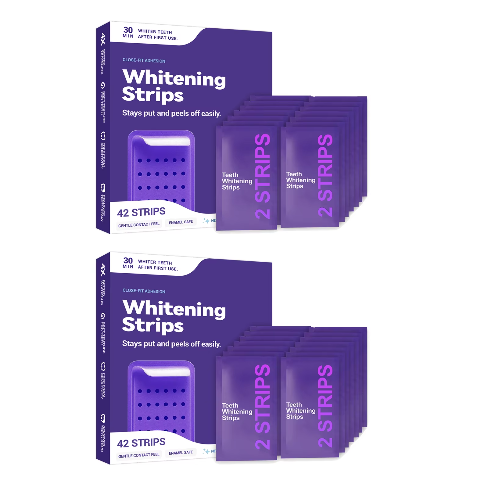 Feimuko - Purple Teeth Whitening Strips